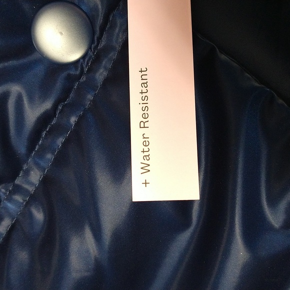 NEW! Women's Iridescent Shine Duvet Puffer Jacket Coat, Blue - Wild Fable - Picture 16 of 16